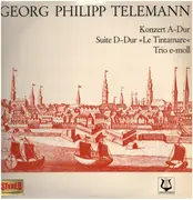 LP - Telemann / Collegium Musicum Paris, R.Douatte - Konzert A-Dur, Suite D-Dur, Trio E-Moll - 180g