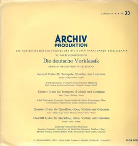Georg Philipp Telemann - 2 Konzert D-dur für Trompete / 2 Quartette