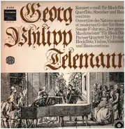 Telemann - Konzert e-moll / Sonate F-dur für Blockflöte und B.C. / Parise Quartett Nr. 1 a.o.