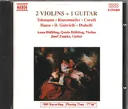 CD - Telemann / Rosenmüller / Corelli / Hasse a.o. - 2 Violins + 1 Guitar