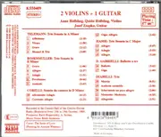 CD - Telemann / Rosenmüller / Corelli / Hasse a.o. - 2 Violins + 1 Guitar