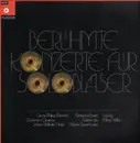 LP - Telemann, Cimarosa, Hertel - Berühmte Konzerte Für Solobläser (Walter)