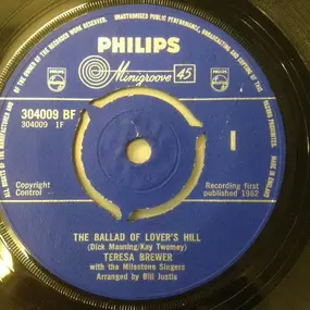 Teresa Brewer - The Ballad Of Lover's Hill