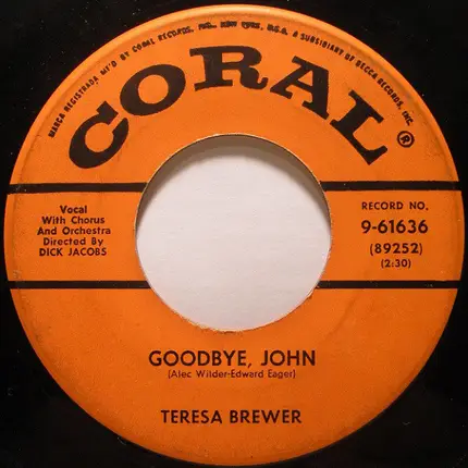 Teresa Brewer - A Sweet Old Fashioned Girl