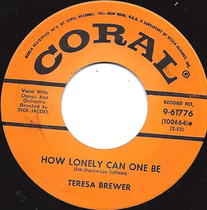 Teresa Brewer - I'm Drowning My Sorrows