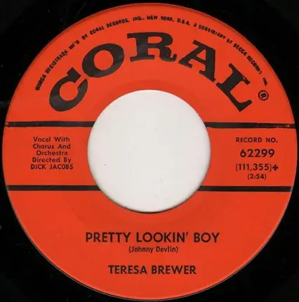 Teresa Brewer - Step Right Up (And Say You Love Me) / Pretty Lookin' Boy