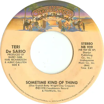 Teri Desario - Ain't Nothing Gonna Keep Me From You / Sometime Kind Of Thing
