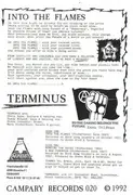 7inch Vinyl Single - Terminus - Into The Flames