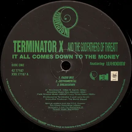 terminator x - it all comes down to the money