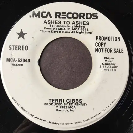 Terri Gibbs - Ashes To Ashes