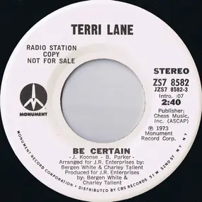 Terri Lane - Be Certain