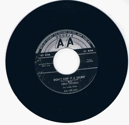 Terri Stevens - Don't Keep It A Secret