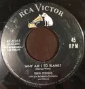 7'' - Terri Stevens With Joe Reisman And His Orchestra - Why Am I To Blame? / What Am I Trying To Forget