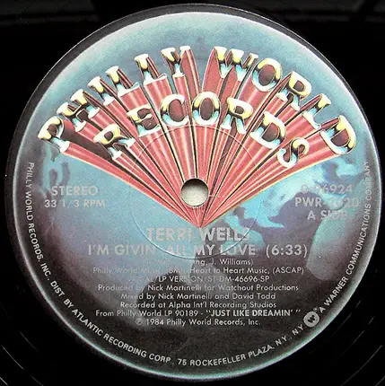 Terri Wells - I'm Givin' All My Love