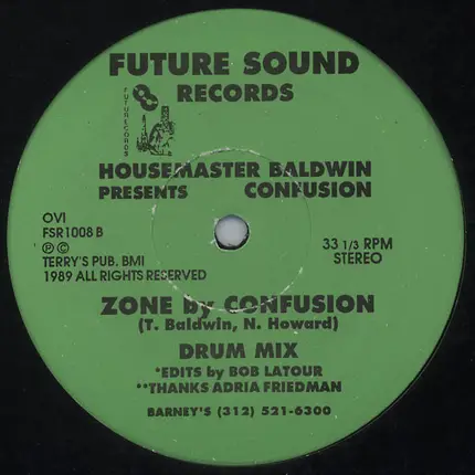 Terry Baldwin Presents Confusion - Zone