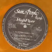 LP - Terry Brooks & Strange - High Flyer - Signed - yellow vinyl