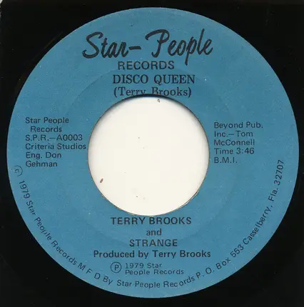 Terry Brooks & Strange - Disco Queen / I Promise You My Love