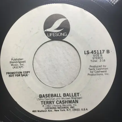 Terry Cashman - Cooperstown (The Town Where Baseball Lives) / Baseball Ballet