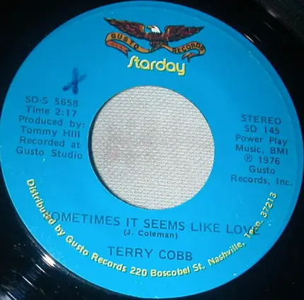 Terry Cobb - Sunday Morning Sugartime / Sometimes It Seems Like Love
