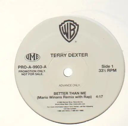 Terry Dexter Featuring Solé - Better Than Me