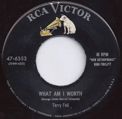 Terry Fell - What Am I Worth / That's The Way The Big Ball Bounces