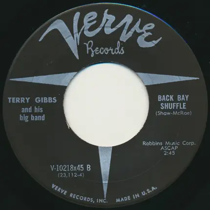 Terry Gibbs Big Band - The Fat Man / Back Bay Shuffle