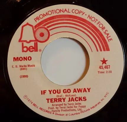 Terry Jacks - If You Go Away