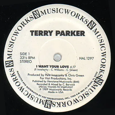 Terry Parker - I Want Your Love