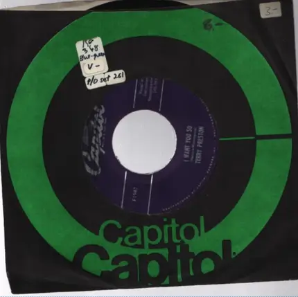 Terry Preston - Time / I Want You So