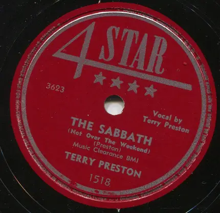 Terry Preston - Let's Keep The Communists Out / The Sabbath (Not Over The Weekend)