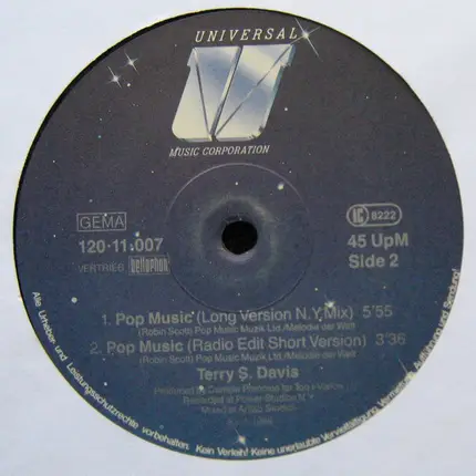 Terry S. Davis - Pop Music