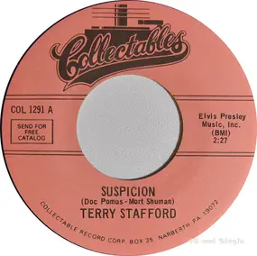 terry stafford - Suspicion / I'll Touch A Star