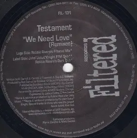 Testament - We Need Love