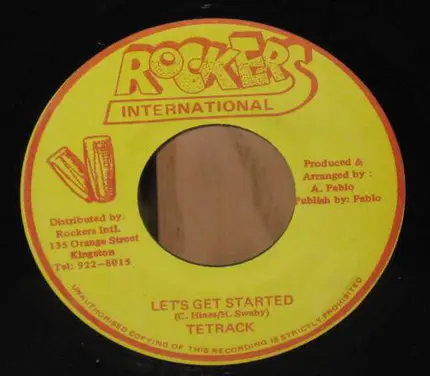 Tetrack / Pablo All Stars - Let's Get Started / Spinners Lane