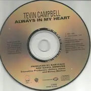 CD Single - Tevin Campbell - Always In My Heart - Cardboard Sleeve