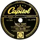 Schellack - Tex Ritter - High Noon / Boogie Woogie Cowboy