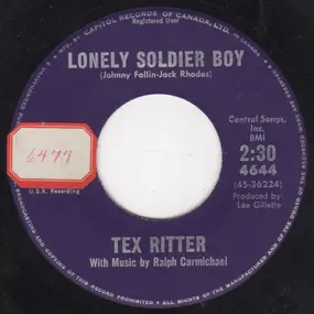 Tex Ritter - Lonely Soldier Boy / Strange Little Meldoy