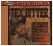 CD - Tex Ritter - sing cowboy sing - Digipak