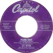 7inch Vinyl Single - Tex Ritter - Prairie Home / The Bandit