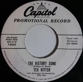 Tex Ritter - The History Song / I Look For A Love