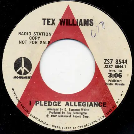 Tex Williams - I Pledge Allegiance