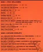 LP - Tex Williams / Spade Cooley - Rompin', Stompin', Singin', Swingin'