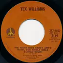 7inch Vinyl Single - Tex Williams - The Night Miss Nancy Ann's Hotel For Single Girls Burned Down