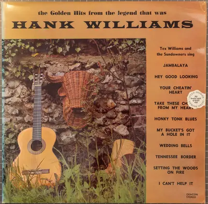 Tex Williams & The Sundowners - The Golden Hits From The Legend That Was Hank Williams