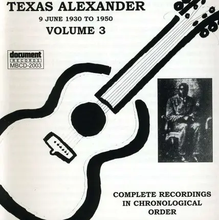 Texas Alexander - Vol.3