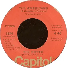 Tex Ritter - The Americans (A Canadian's Opinion)