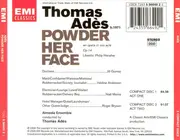 Double CD - Thomas Adès , Philip Hensher - Jill Gomez , Valdine Anderson , Niall Morris , Roger Bryson , Almeid - Powder Her Face - Booklet