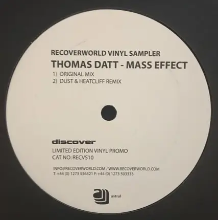 Thomas Datt, Garry Heaney, Grenz, Burian - Recoverworld Vinyl Sampler