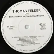 Double LP - Thomas Felder - Live - Ein Lääberkääs Im Fahrstuhl Zur Ewigkeit