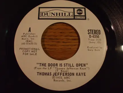 Thomas Kaye - The Door Is Still Open